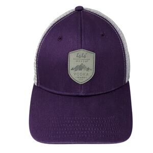 44° North Vodka Idaho USA Trucker Hat Purple One Size Adjustable Mesh Back